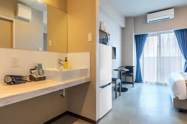 Dilengkapi dengan kulkas dan microwave♪