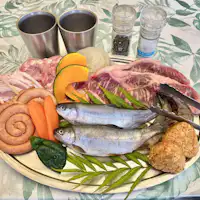 저녁 바비큐 재료