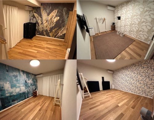 3_4名様用サイズを完全個室タイプ全4部屋