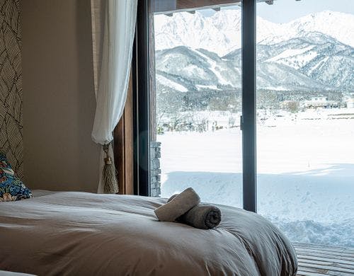 ベッドルームからの展望