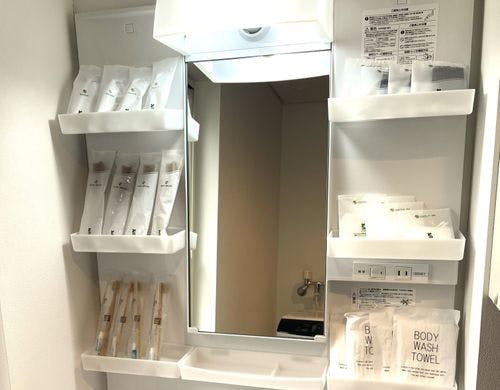 洗面台とアメニティ