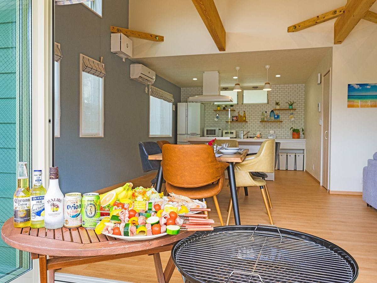 สามารถทำบาร์บีคิวบนดาดฟ้าไม้ได้ (มีค่าใช้จ่าย)