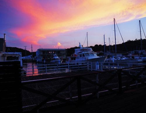 デッキからの景色