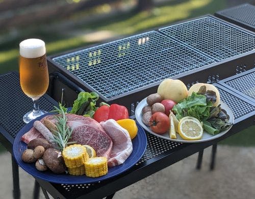 無料貸出BBQコンロ