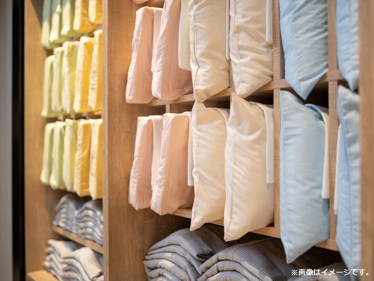 8가지 선택 가능한 베개를 준비했습니다 (선착순).