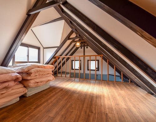 半露天付ロッジ（ロフト付）一例