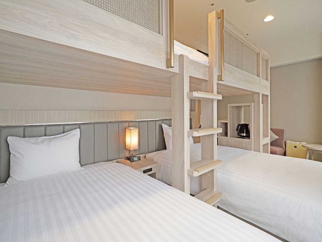 ห้องทวินโมเดอเรต + เตียงสองชั้น