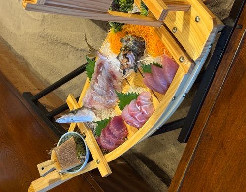 舟盛５点盛例（２名様分）