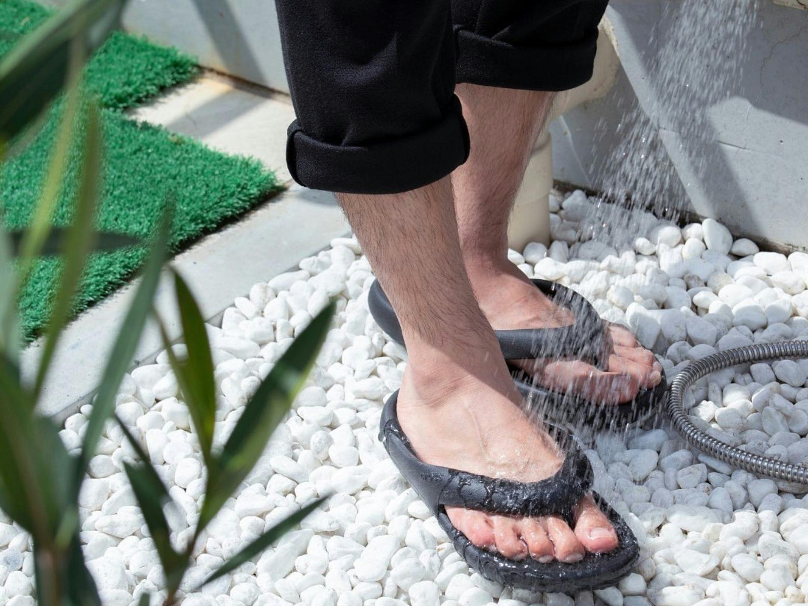 พื้นที่อาบน้ำสะดวกสบายหลังจากเล่นน้ำทะเล