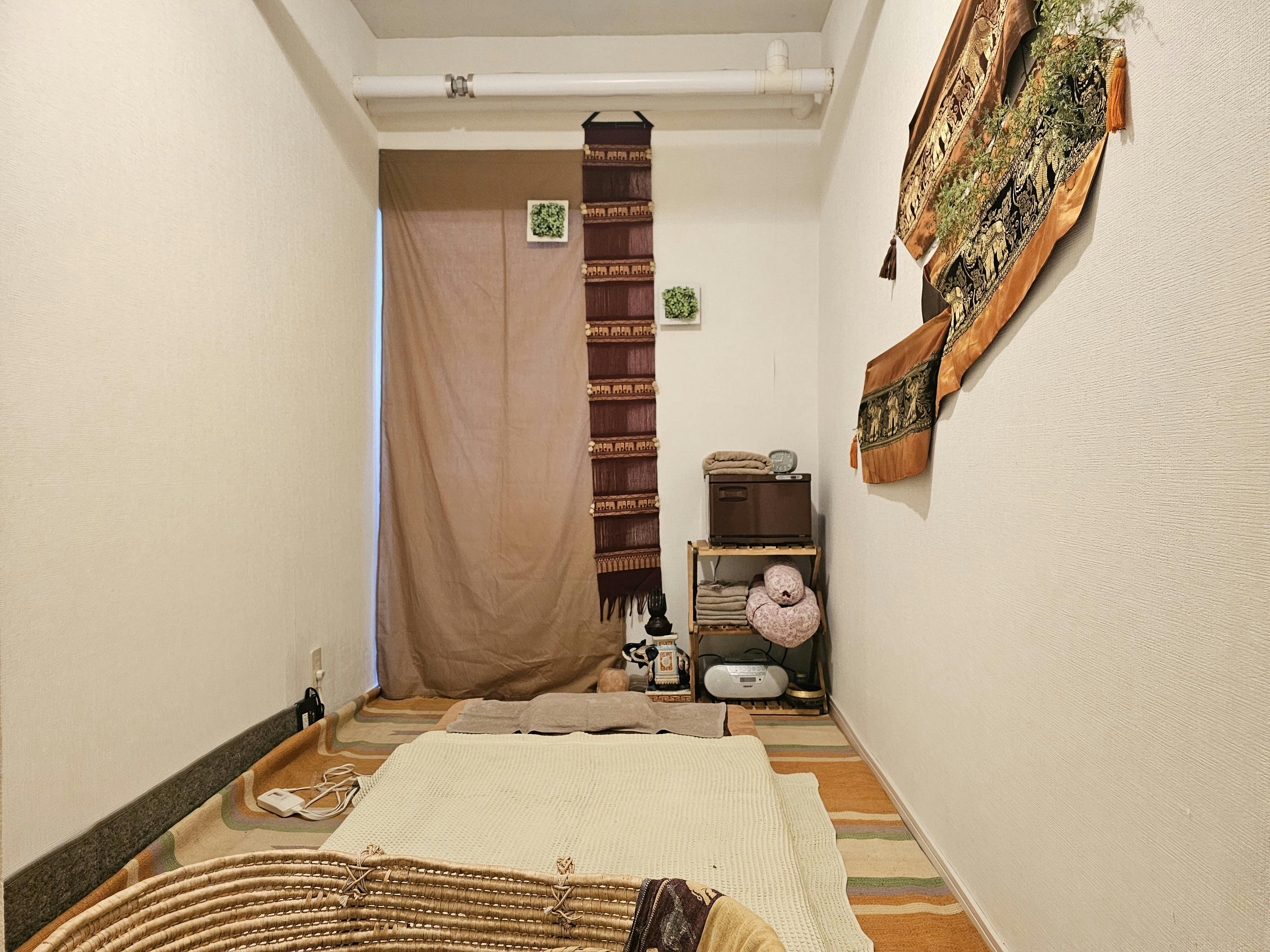 Bersantai di spa dalam gedung (berbayar)