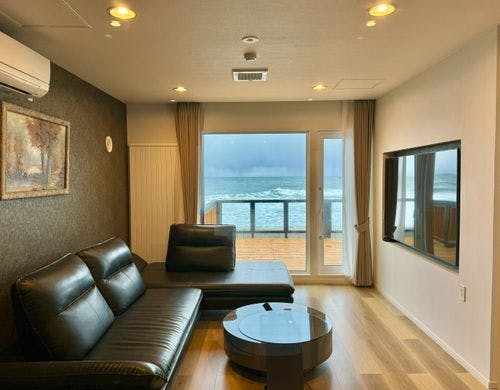 ロイヤルスイートルームのベッドルーム