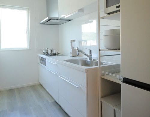 スイートルームのベッドルーム