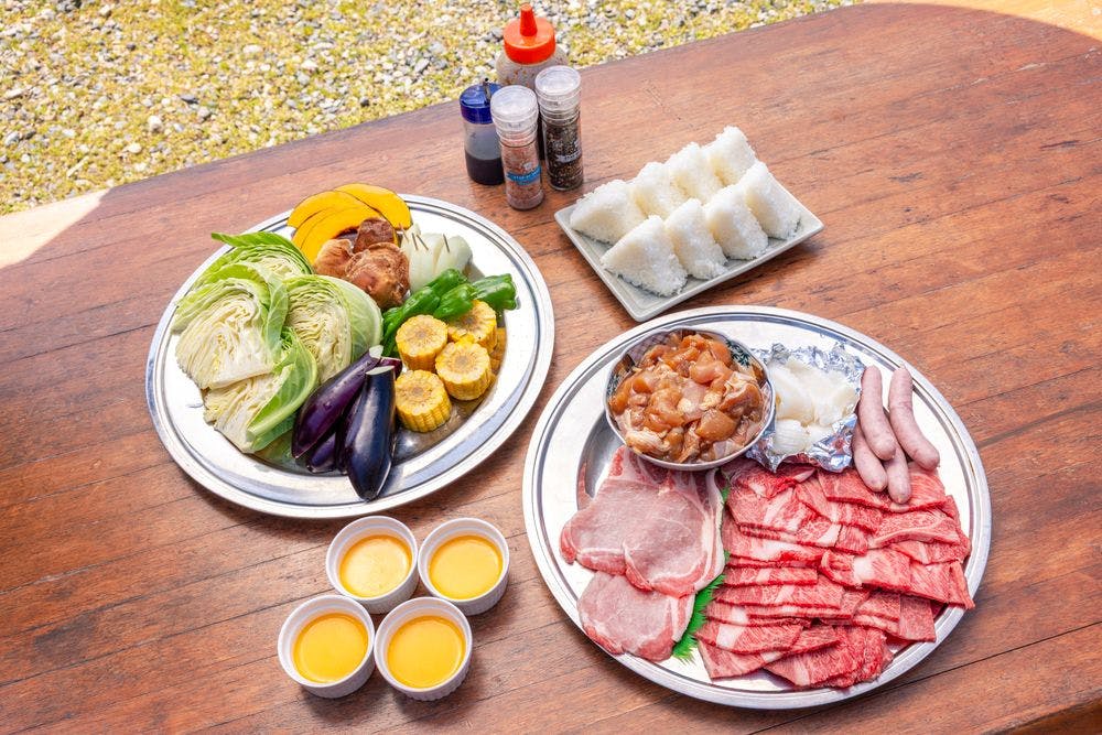 시가의 특산물을 듬뿍 맛볼 수 있는 BBQ 메뉴