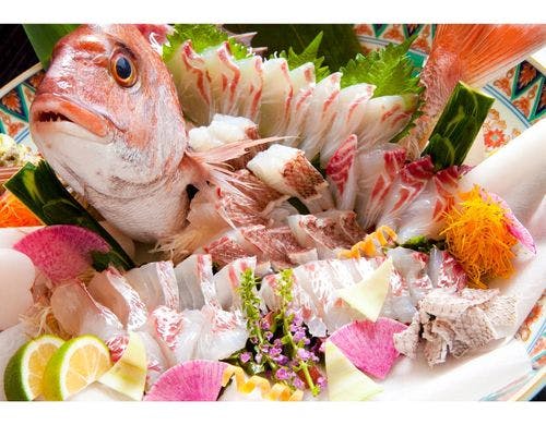 鯛の姿造り／お祝い事におすすめ♪