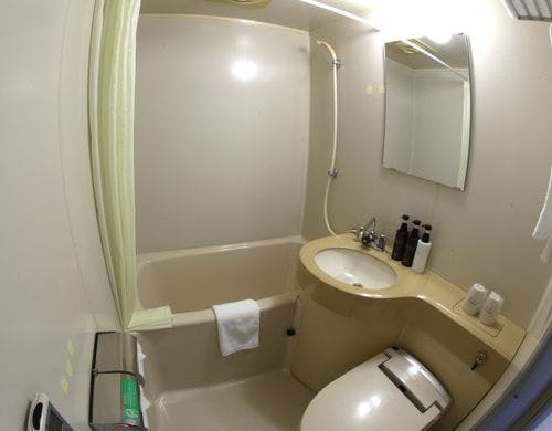 セミダブルルーム浴室