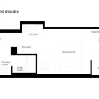 Pelan Lantai Bilik Double