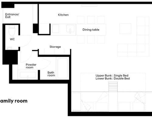 ファミリールーム間取り図