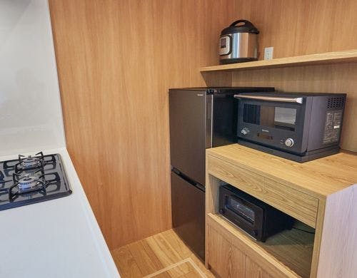 キッチン　冷蔵庫　電子レンジ　トースター
