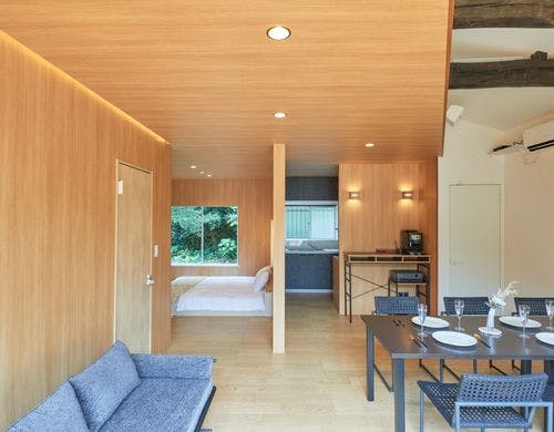 リビングからみた寝室