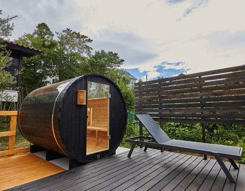 バレルサウナ　外観