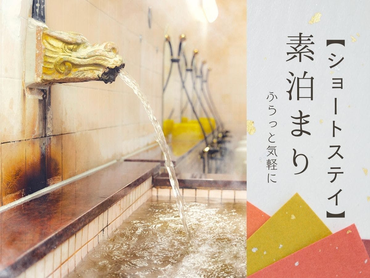 【ショートステイ-素泊まり】19時IN～9時OUT｜仕事終わりにほっと一息。ふらっと自家源泉を満喫