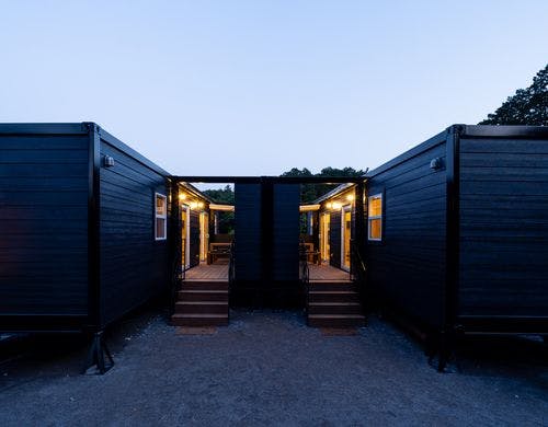 【部屋】グランピングキャビン外観