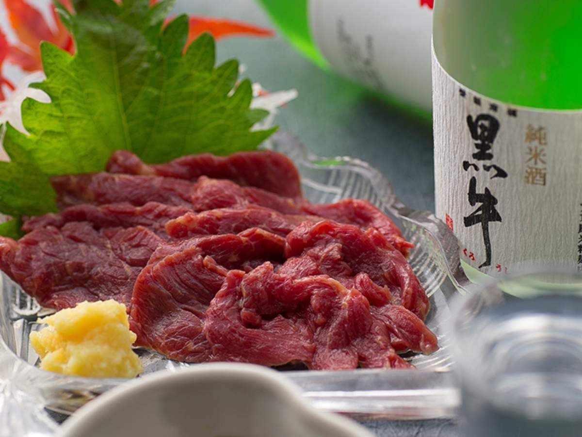 居酒屋菜單_馬刺與純米酒（範例）