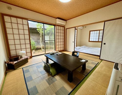 【あさぎり】半露天風呂付き和室14畳離れ