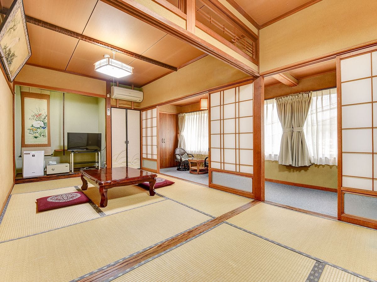 *【ตัวอย่างห้องแบบญี่ปุ่น】ห้องแบบญี่ปุ่น 12 เสื่อทาทามิ (พร้อมห้องน้ำ)