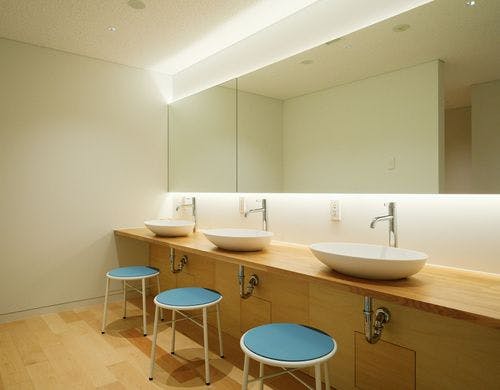 共用部浴室　洗面台