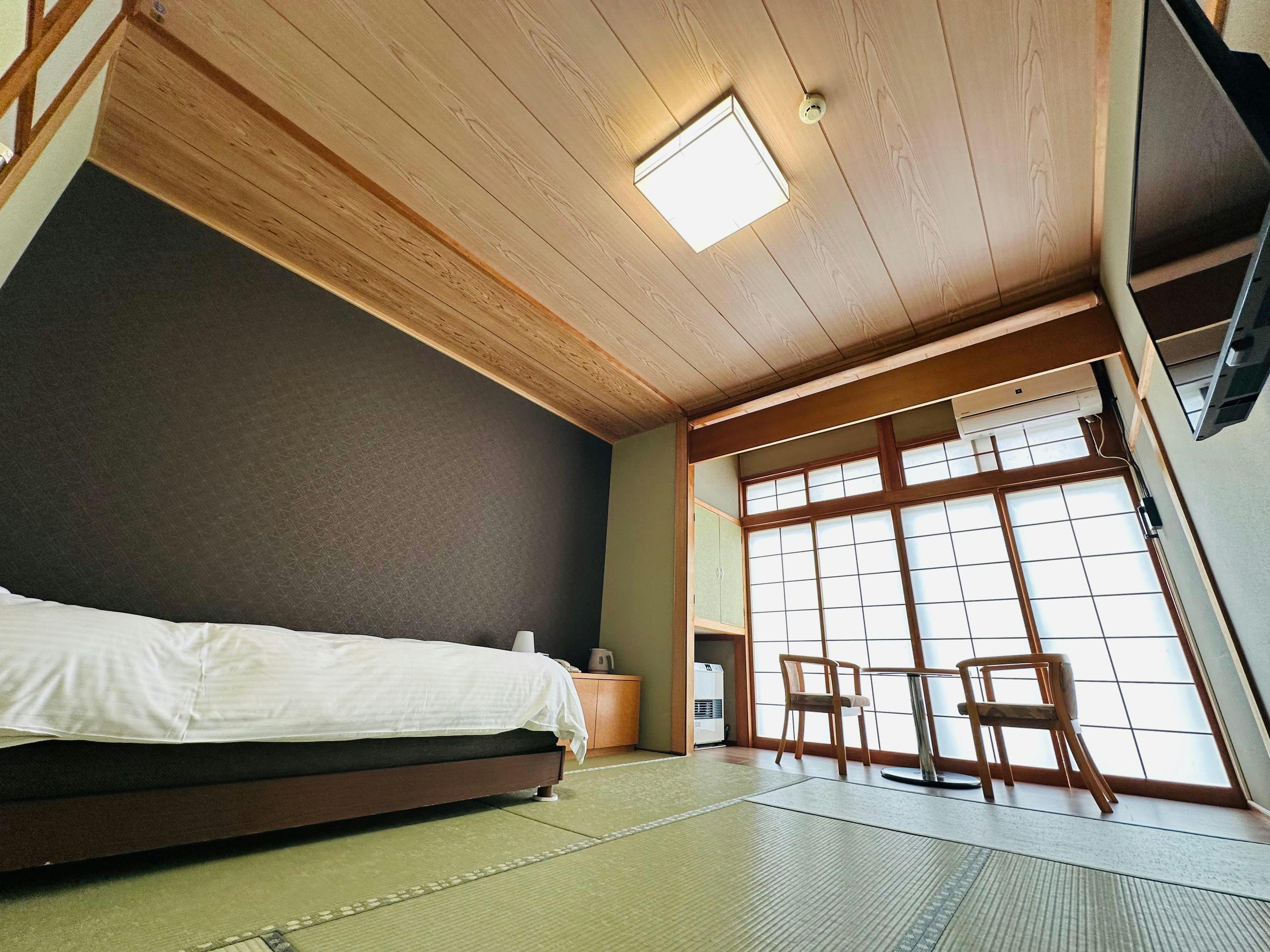 ห้องพักสไตล์ญี่ปุ่น 6 เสื่อ ทาทามิ เตียงเดี่ยว ปลอดบุหรี่