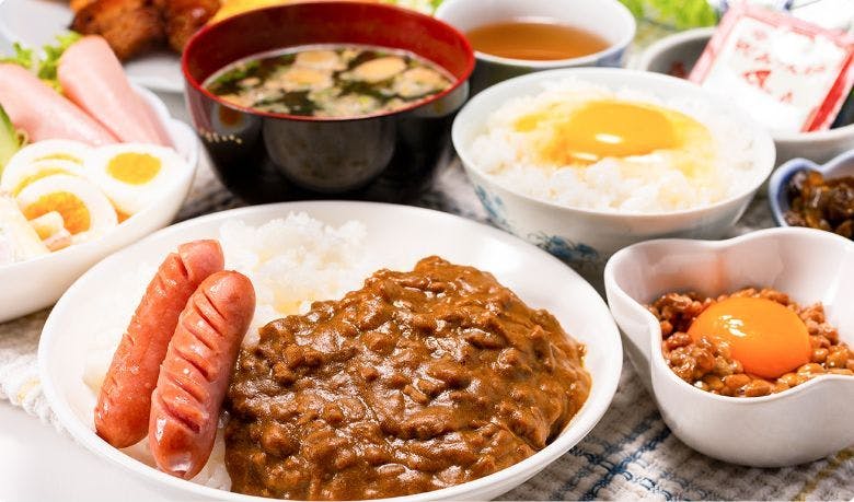 บุฟเฟ่ต์อาหารเช้า