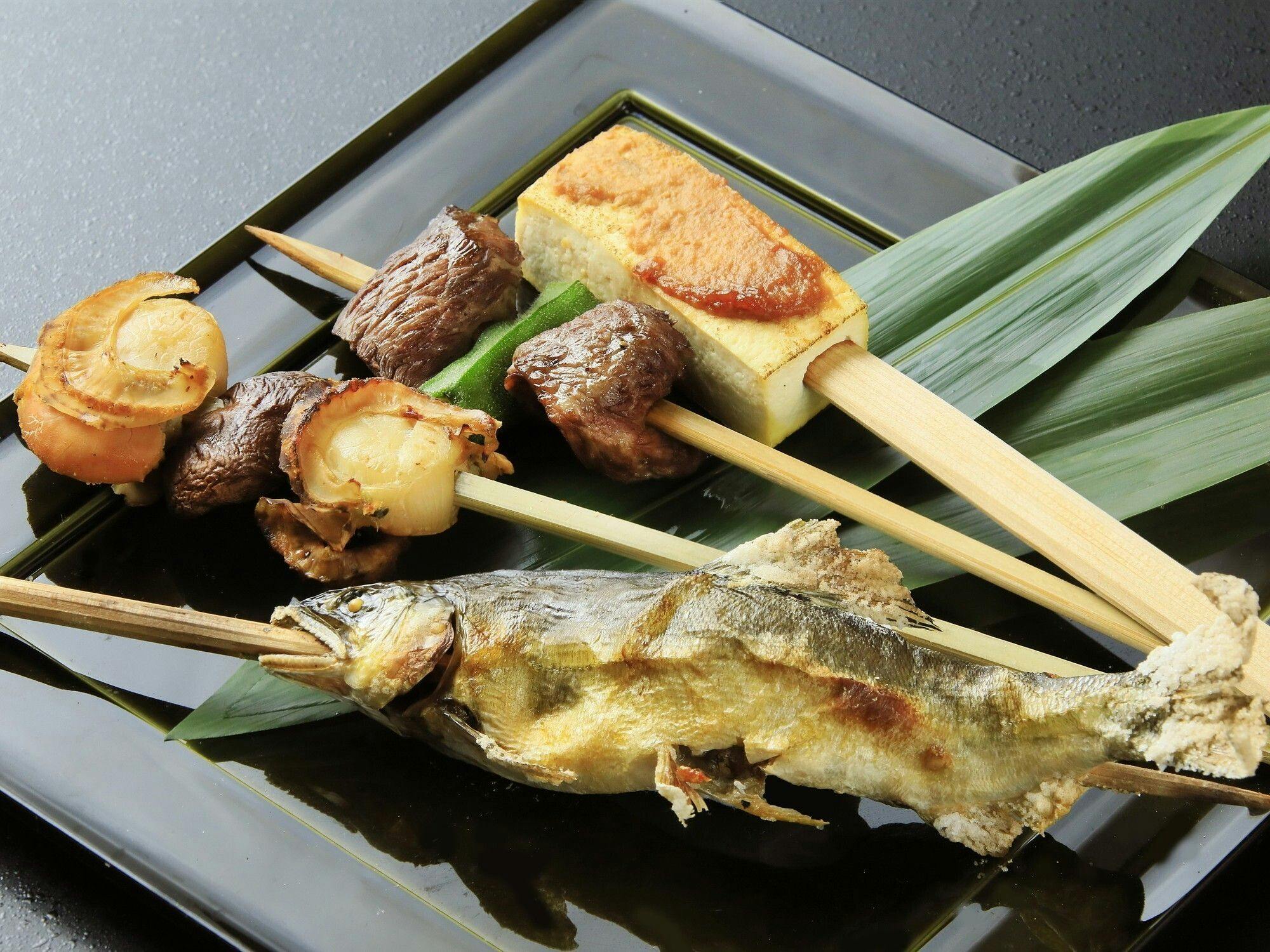 竹あかりの宿 加賀助 - 【つなぎ温泉日帰り入浴券付】＜1泊2食＞鶯宿