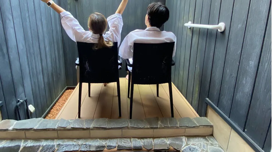 Aqua Suite: Full Course in a Room with Open-Air Bath for Two and Mist Sauna