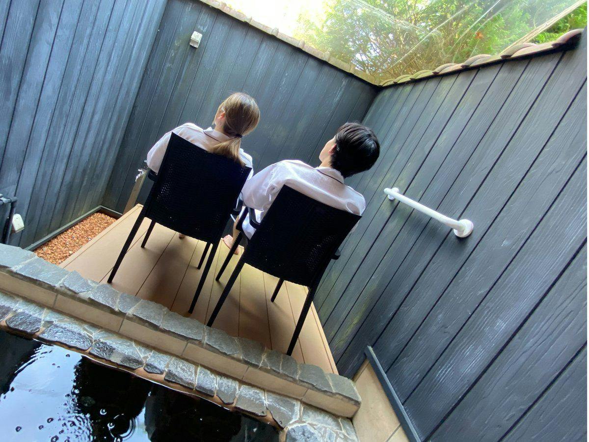 Aqua Suite: Full Course in a Room with Open-Air Bath for Two and Mist Sauna
