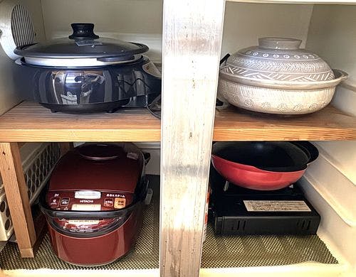 炊飯器、鍋物用