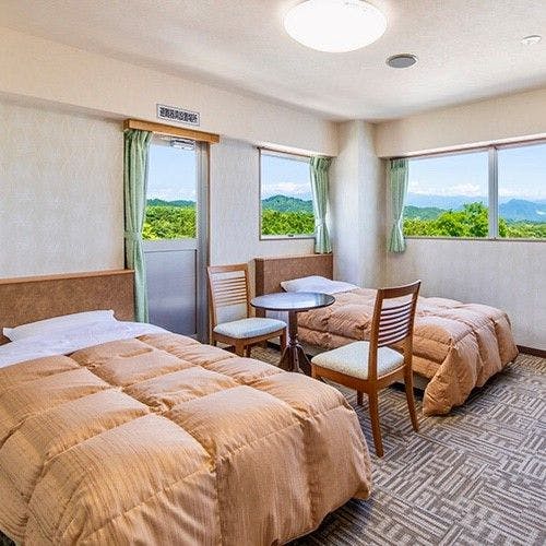 ห้องพักแบบตะวันตกเตียงคู่