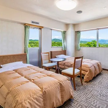 ห้องพักแบบตะวันตกเตียงคู่