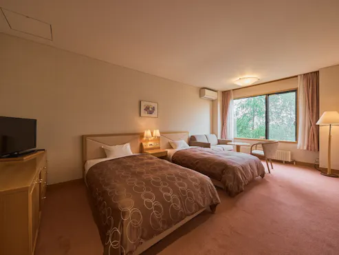 ตัวอย่างห้องพักแบบเตียงคู่