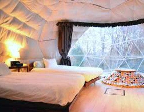 グランピングテント室内