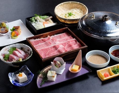 夕食しゃぶしゃぶ（例）