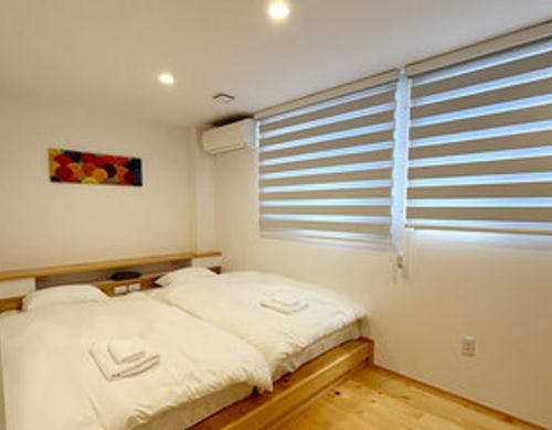 シングルマットレスを使用したツインルーム