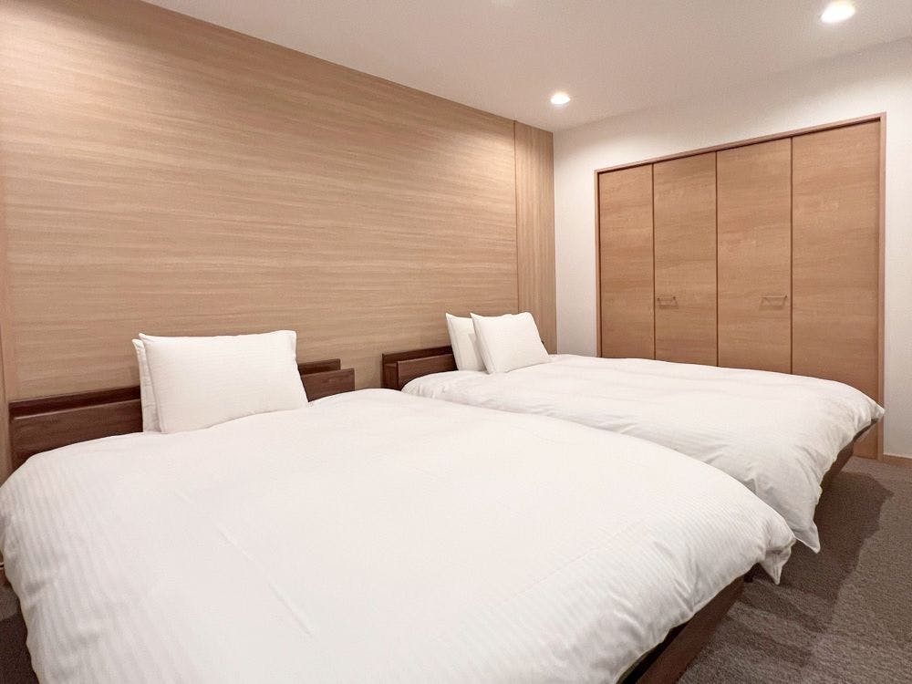 【ปลอดบุหรี่】ห้องสวีทเตียงคู่ (44 ตร.ม.)