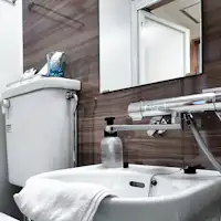 ห้องน้ำของ Deluxe Suite Twin