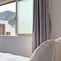 วิวจากหน้าต่างห้องพัก