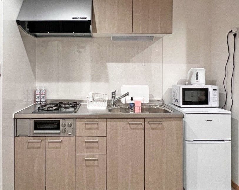 ห้องพักทุกห้องมีห้องครัวครบครัน