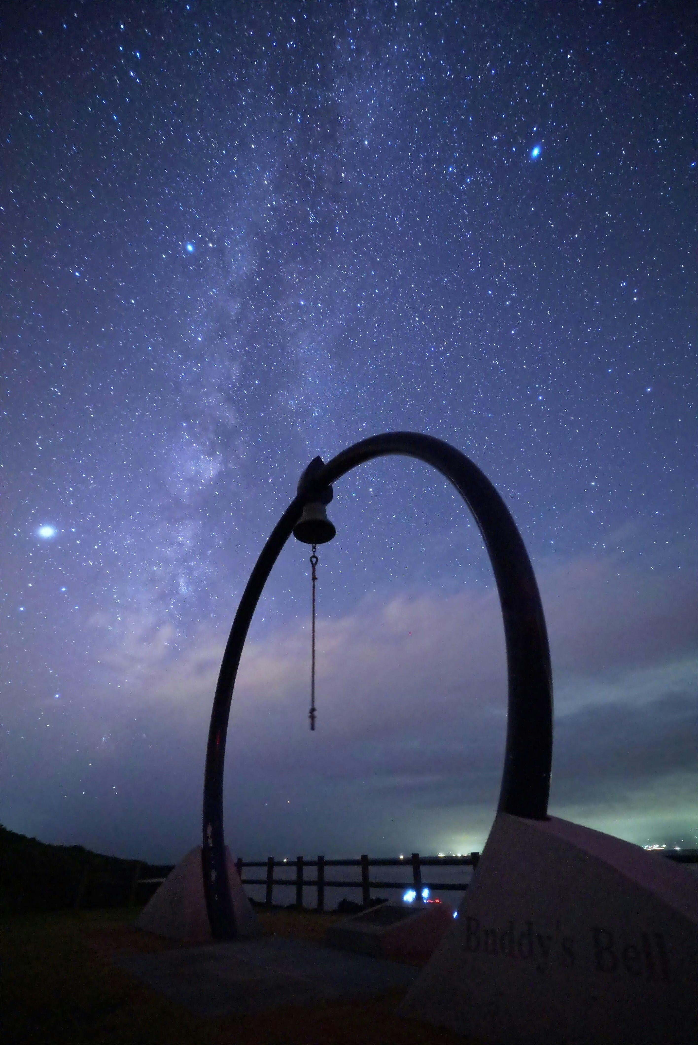 Langit malam penuh bintang