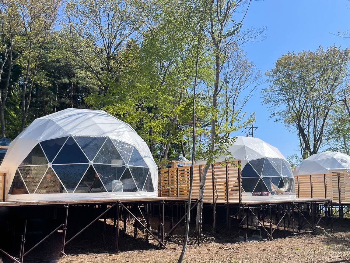 Tampilan Luar Tenda Kubah