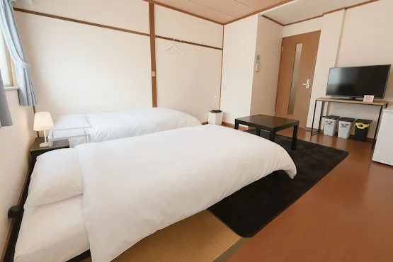 【ปลอดบุหรี่】ห้องพักมาตรฐานเตียงคู่