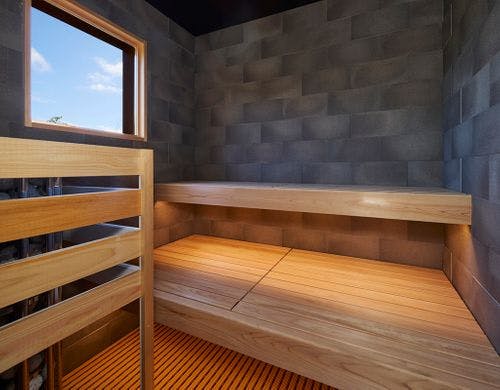 超高熱度サウナストーブのサウナルーム